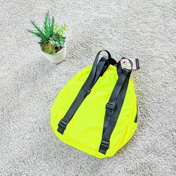 NWT Neon Yellow Lola Starchild Nylon Backpack main image 5